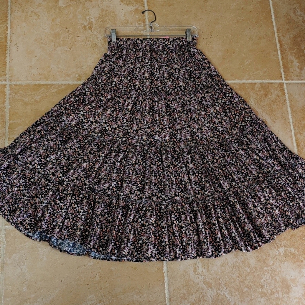 Dixie calico prairie skirt m